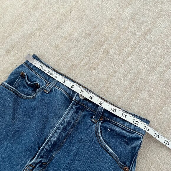 Abercrombie & Fitch 90s Slim Straight Leg Ultra High Rise Blue Jeans 26/2 Long - Picture 8 of 11